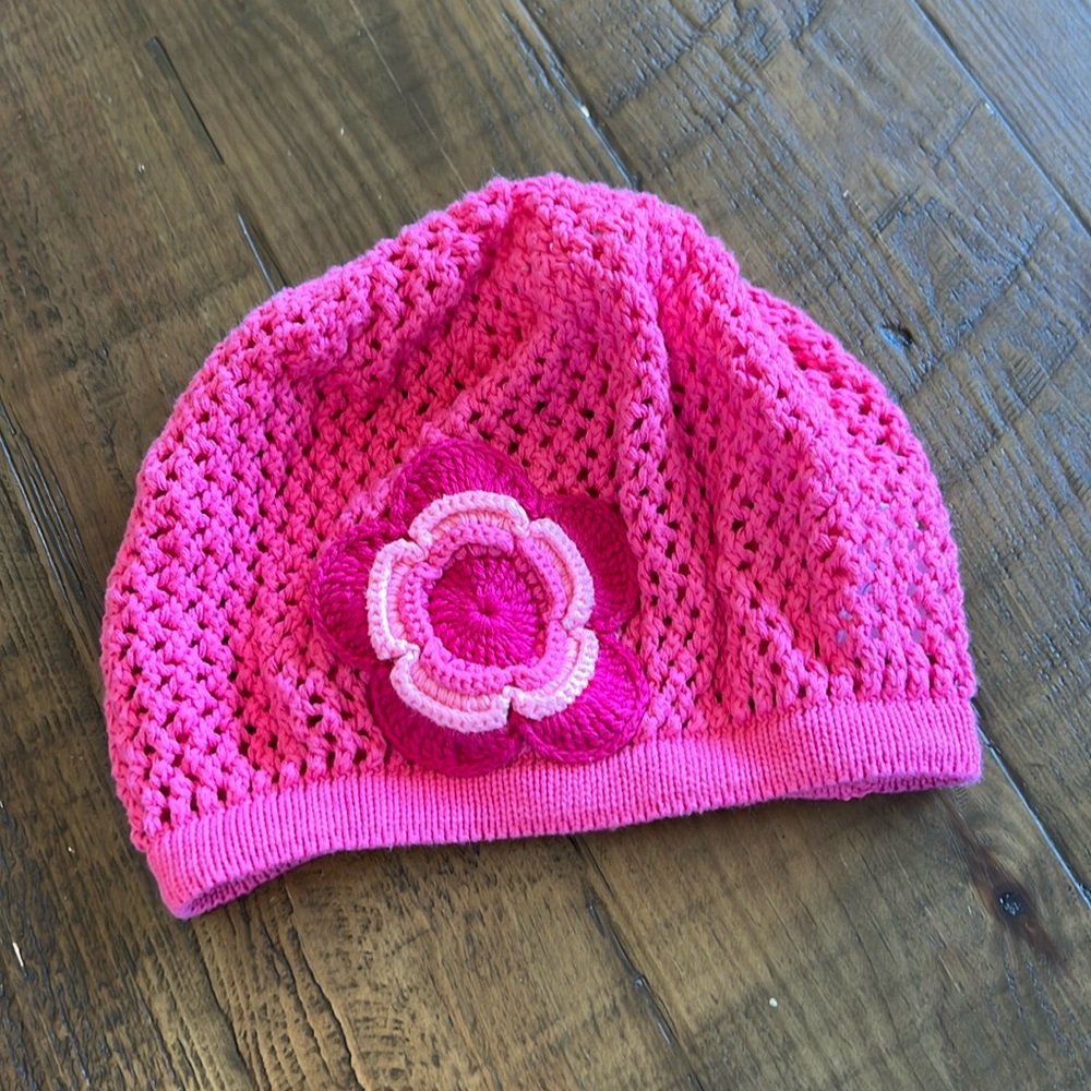 Hanna Andersson Flower Crochet Hat